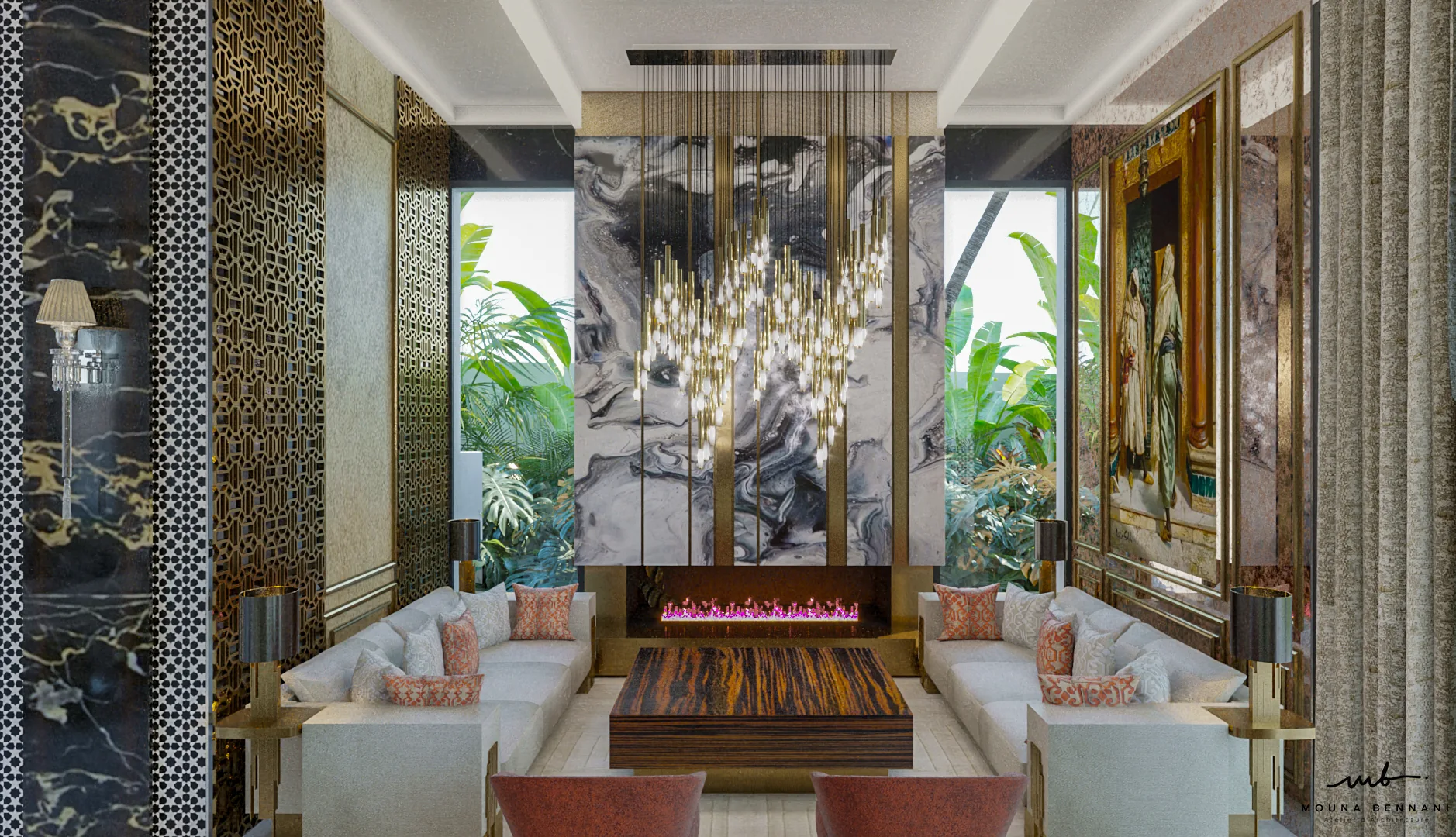 Villa résidentielle contemporaine avec détails architecturaux, vue 13.
