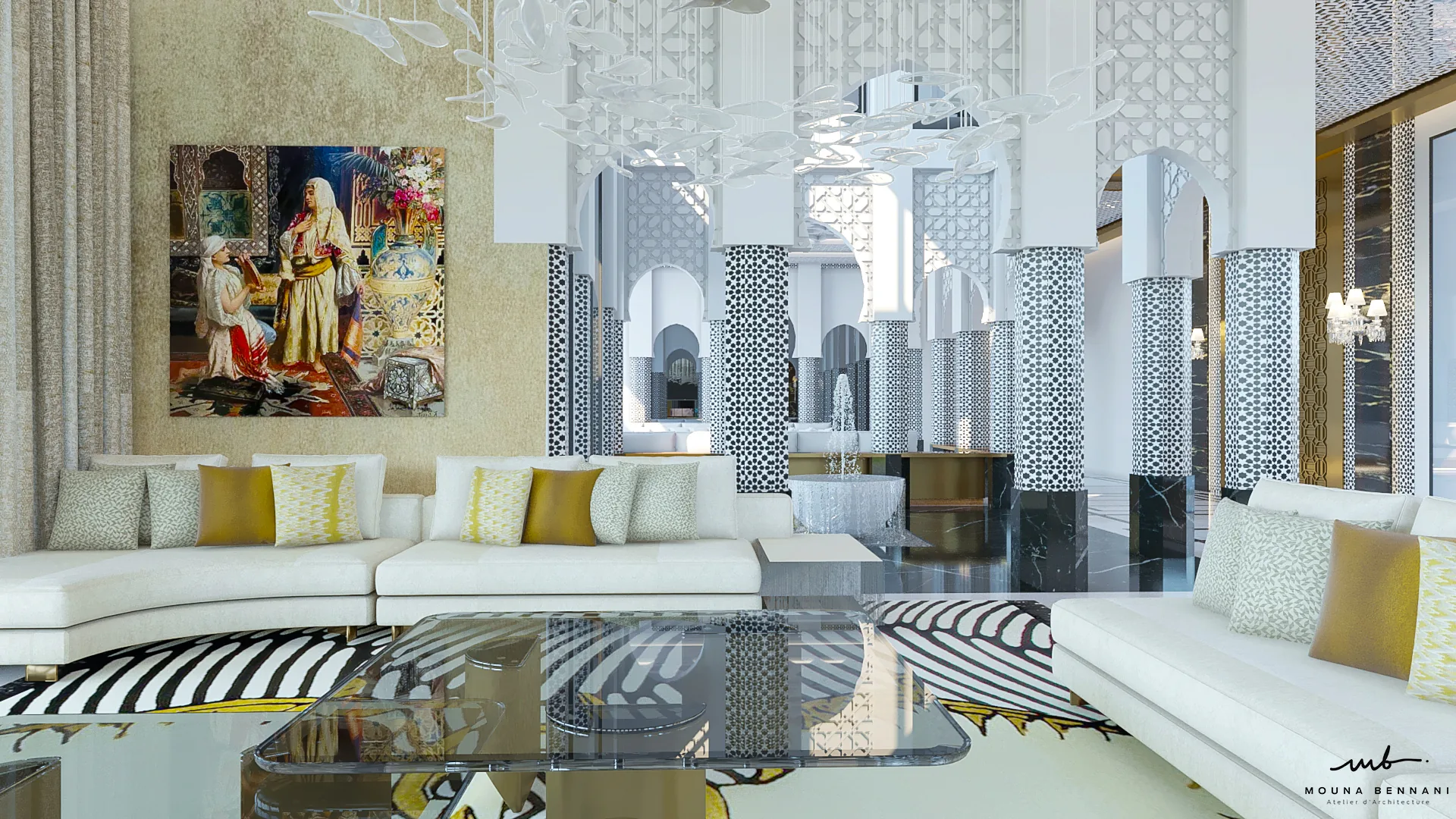 Villa résidentielle contemporaine avec détails architecturaux, vue 15.